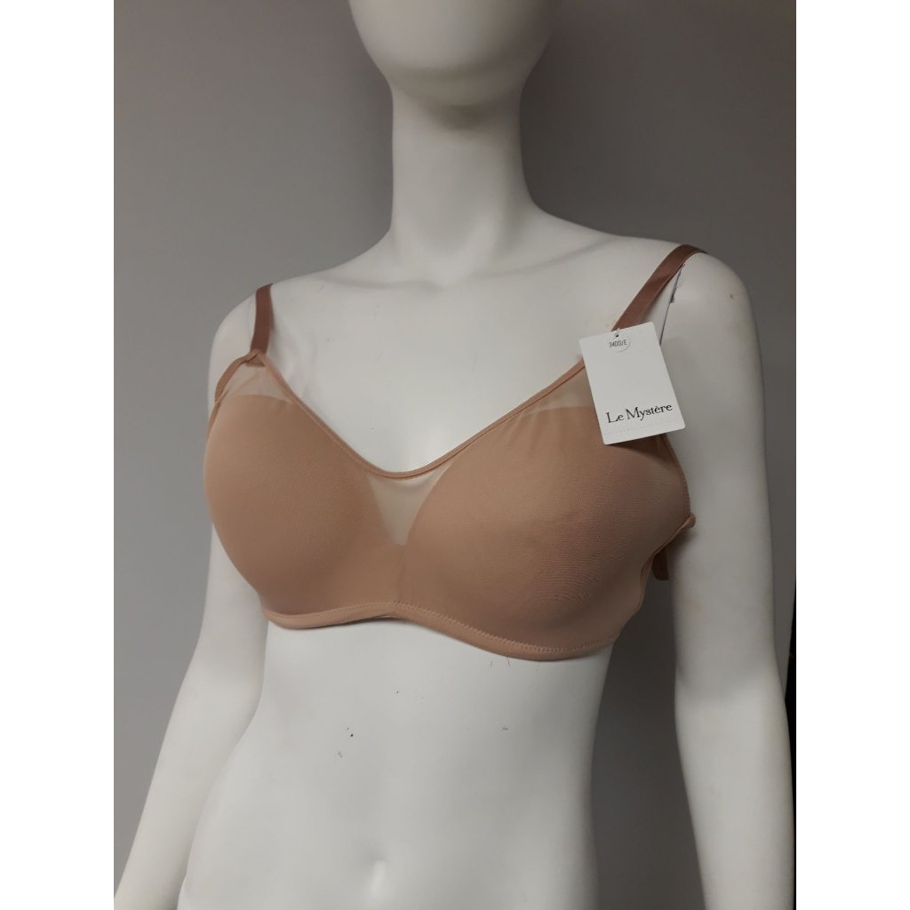 Le Mystere Bra Taupe Size 34 B New With Tags!